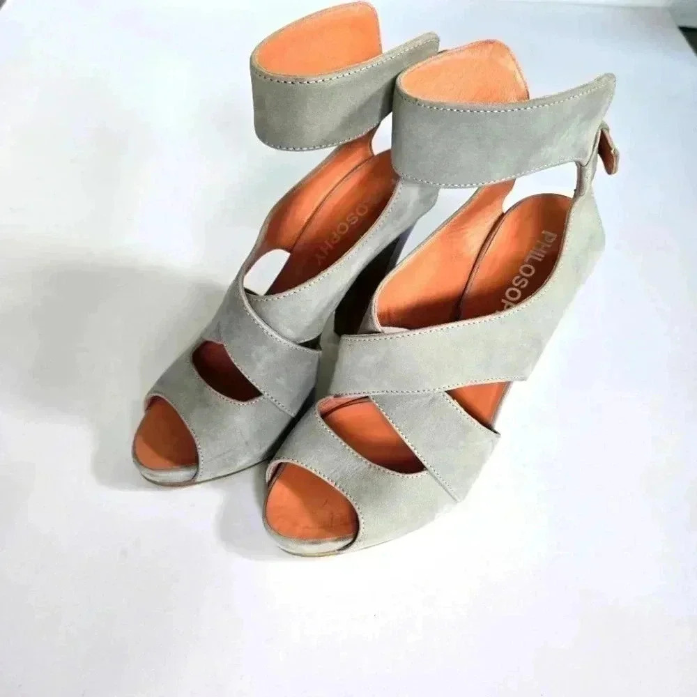 Italien made leather heels pumps wedding girls night clubbing fancy sz 37 /6.5